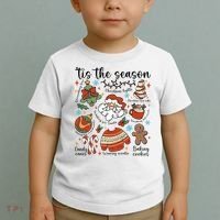 Retro Ugly Christmas Doodles Funny Toddler T-Shirt thumb 2