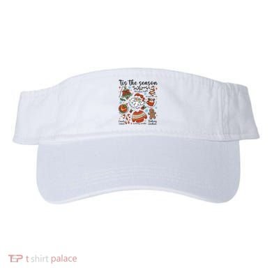 Retro Ugly Christmas Doodles Funny Visor