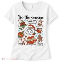 Retro Ugly Christmas Doodles Funny Women's T-Shirt thumb 0
