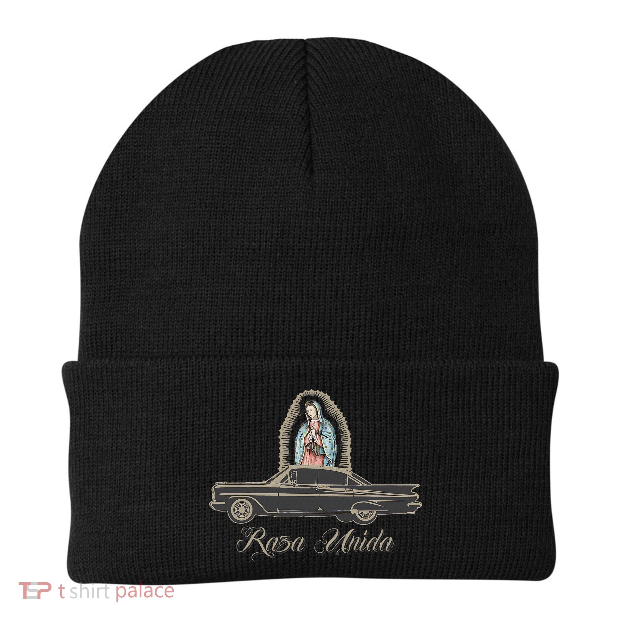 Raza Unida Chicano Low Rider Mexican Hombre Beanie