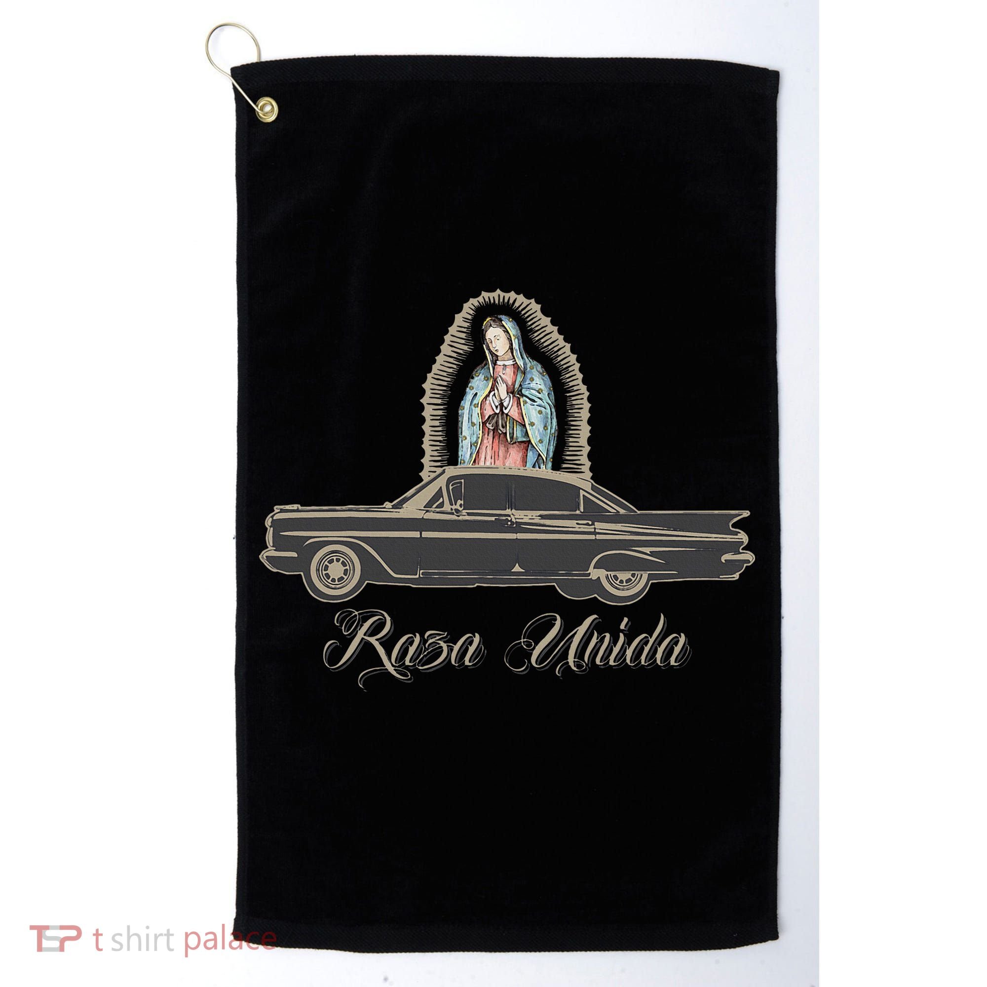 Raza Unida Chicano Low Rider Mexican Hombre Golf Towel