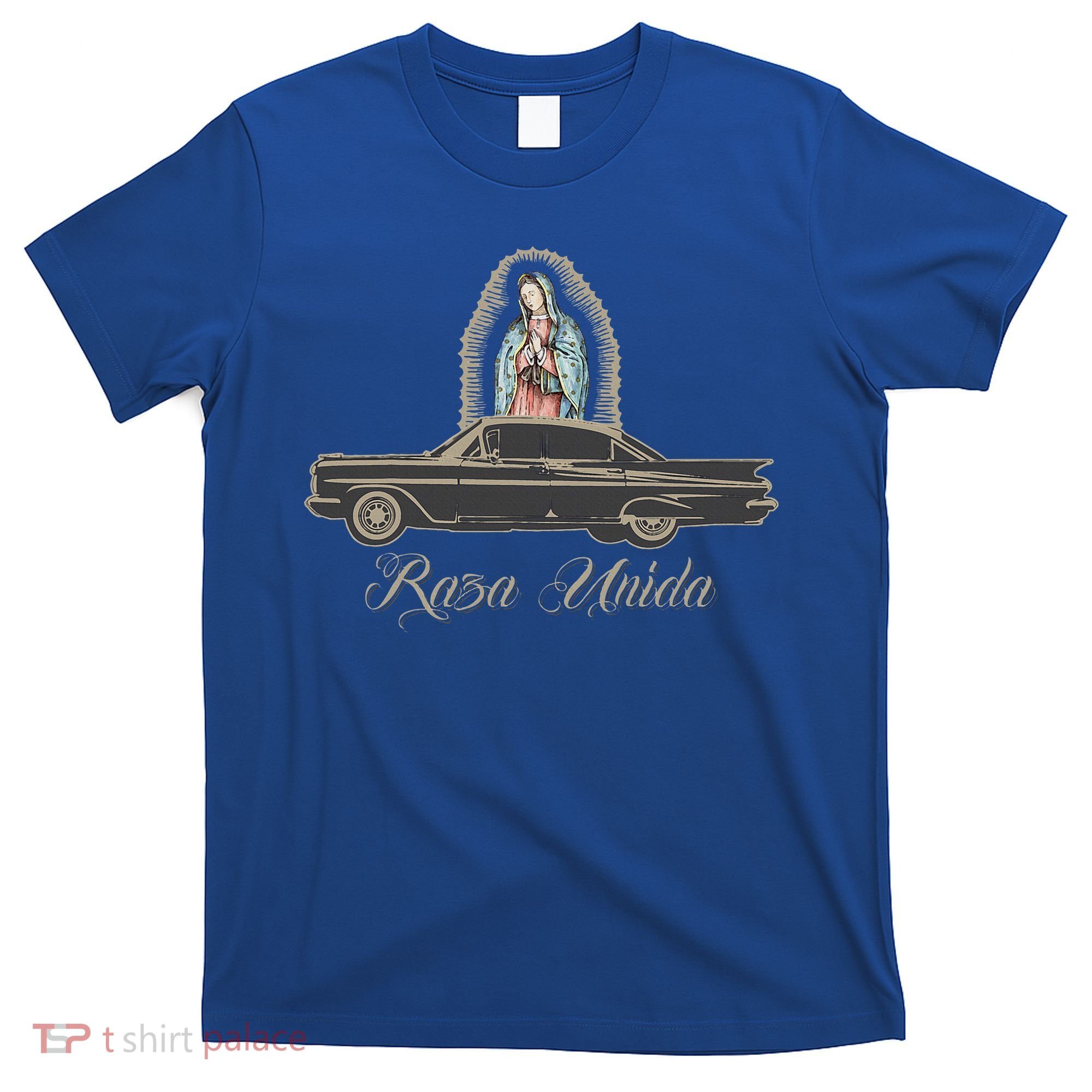 Raza Unida Chicano Low Rider Mexican Hombre T-Shirt