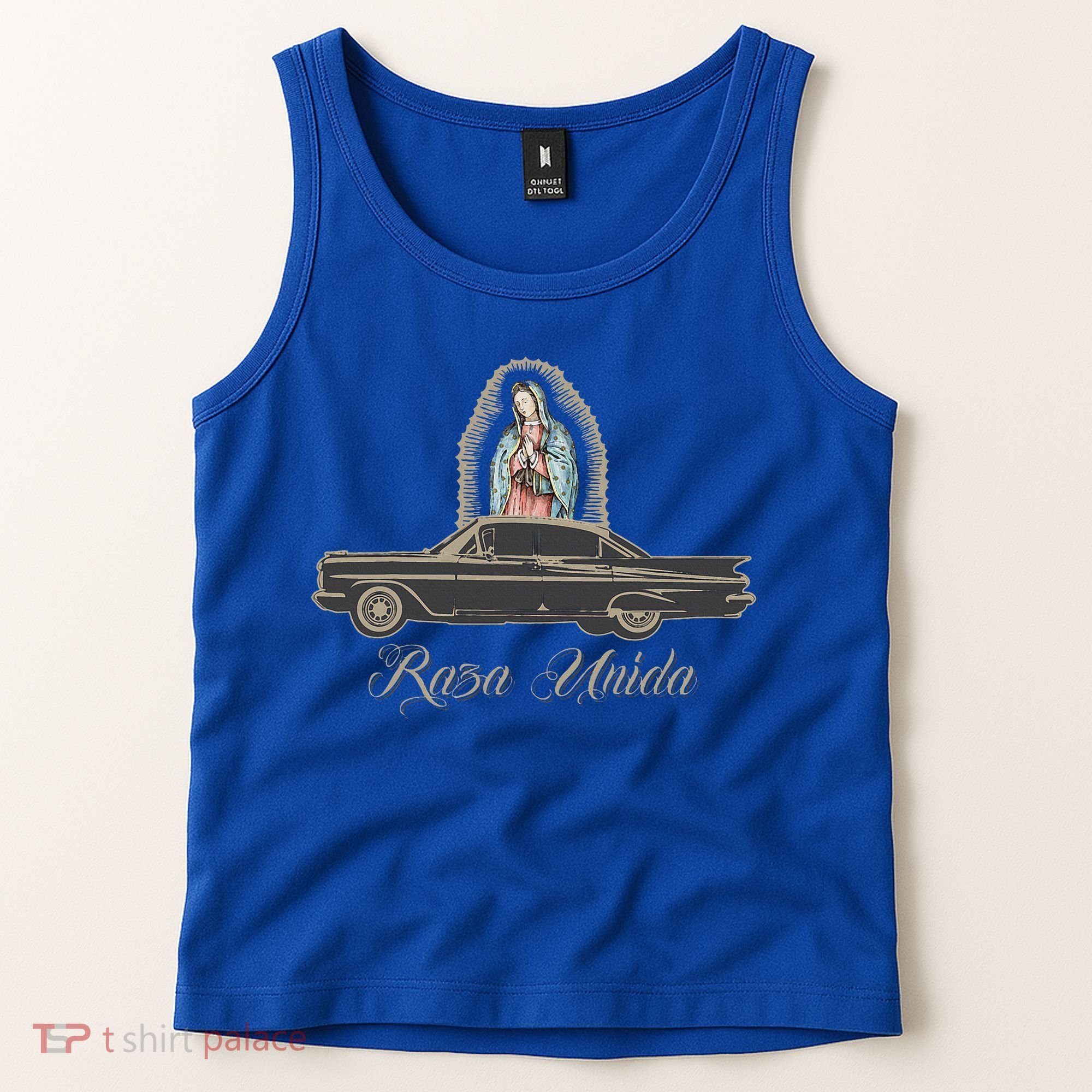 Raza Unida Chicano Low Rider Mexican Hombre Tank Top