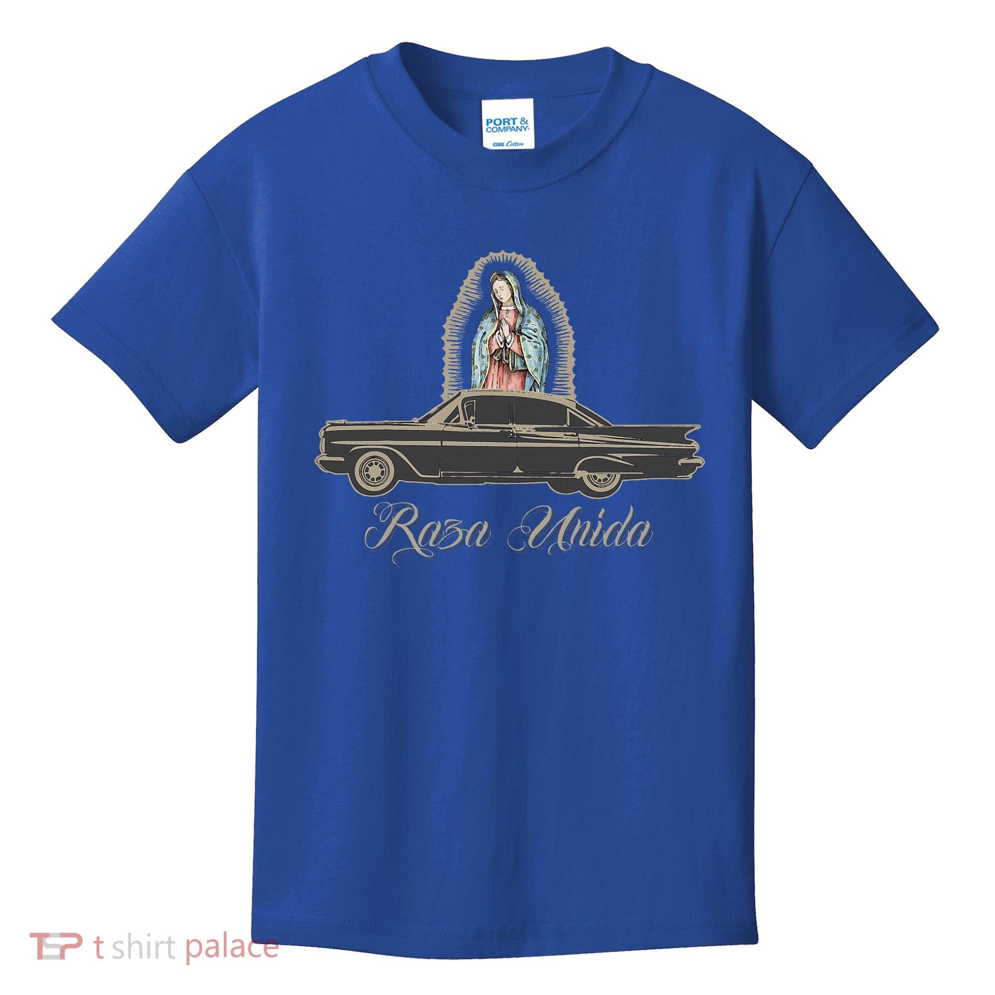Raza Unida Chicano Low Rider Mexican Hombre Kids T-Shirt