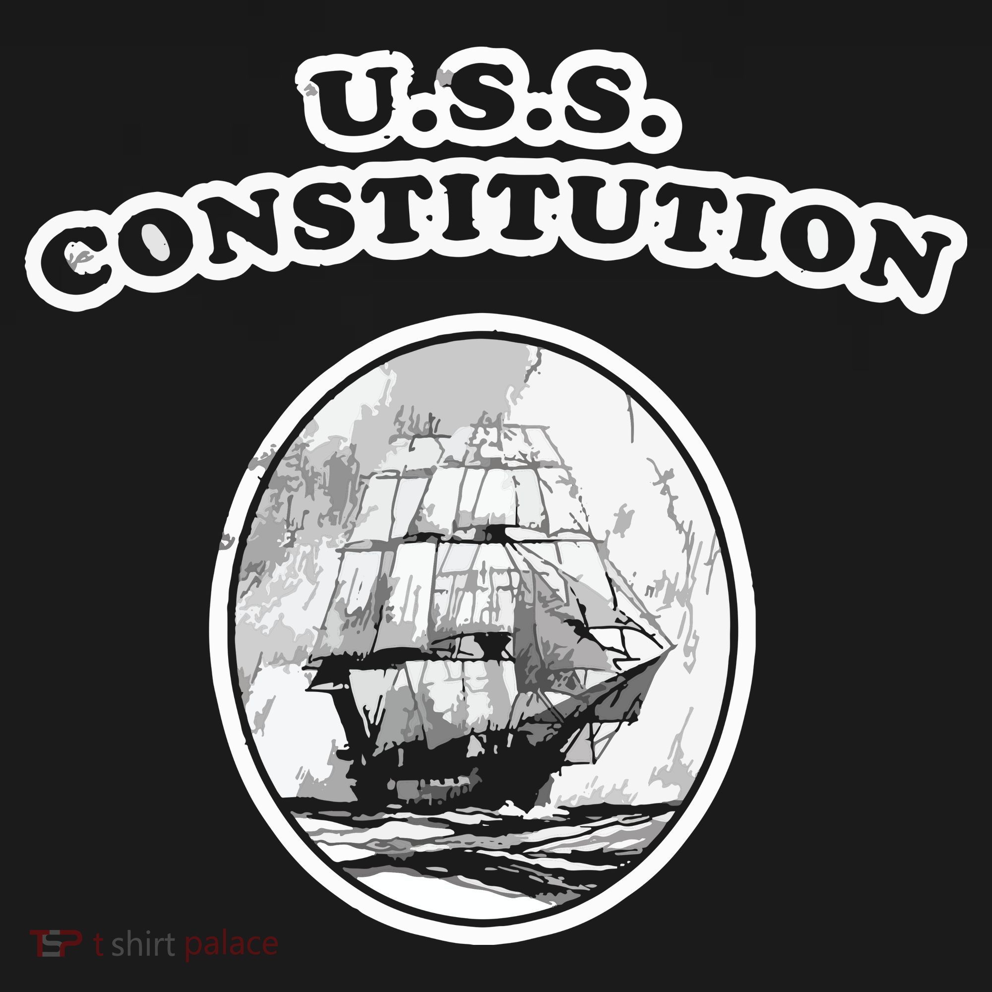 Retro USS Constitution By Turbo Volcano Polo