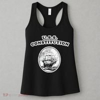 Retro USS Constitution By Turbo Volcano Women's Tank Top thumb 3
