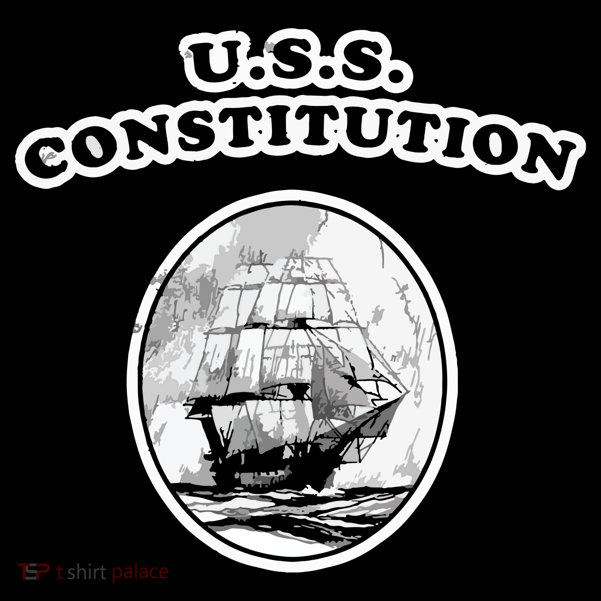 Retro USS Constitution By Turbo Volcano Women's Tank Top