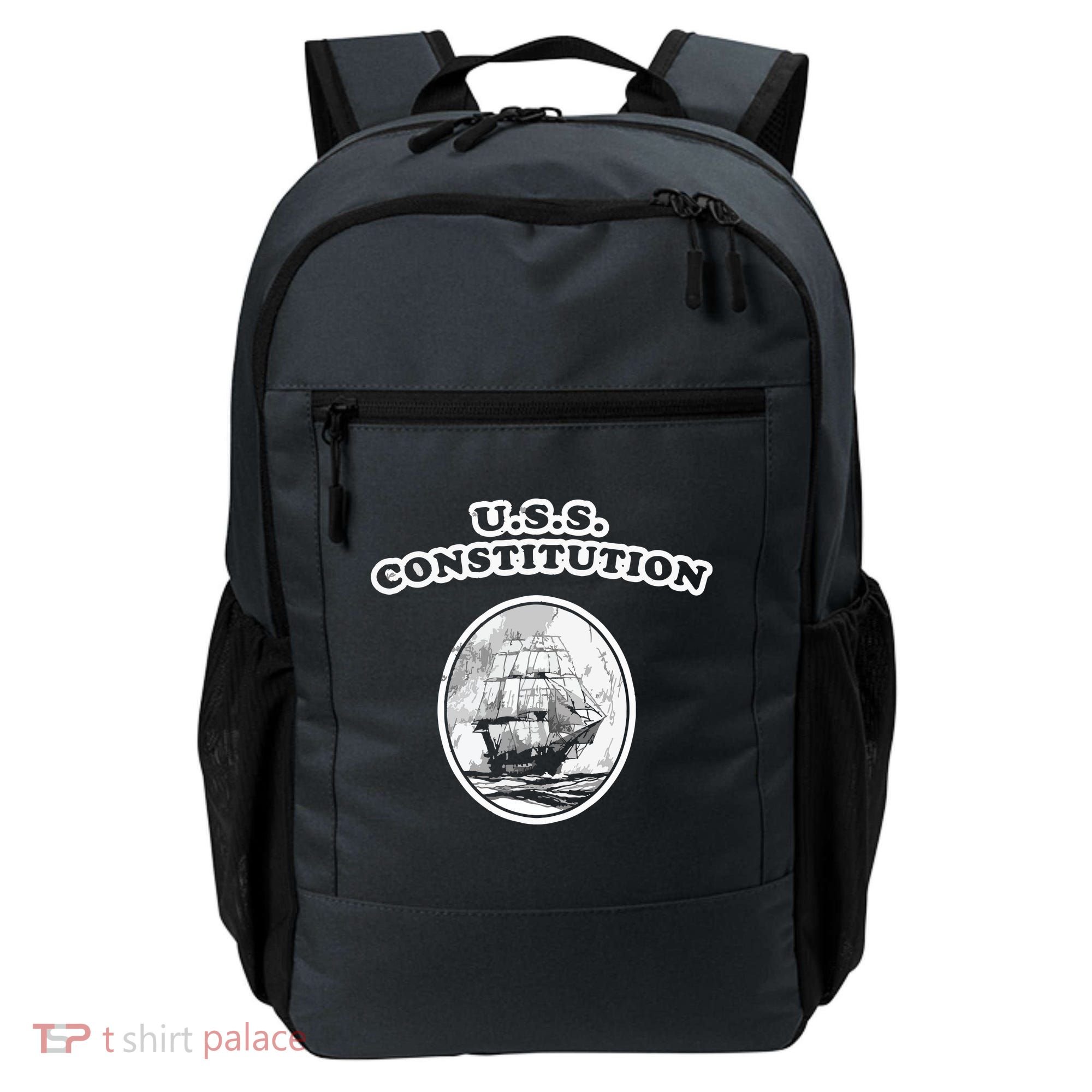 Retro USS Constitution By Turbo Volcano Backpack