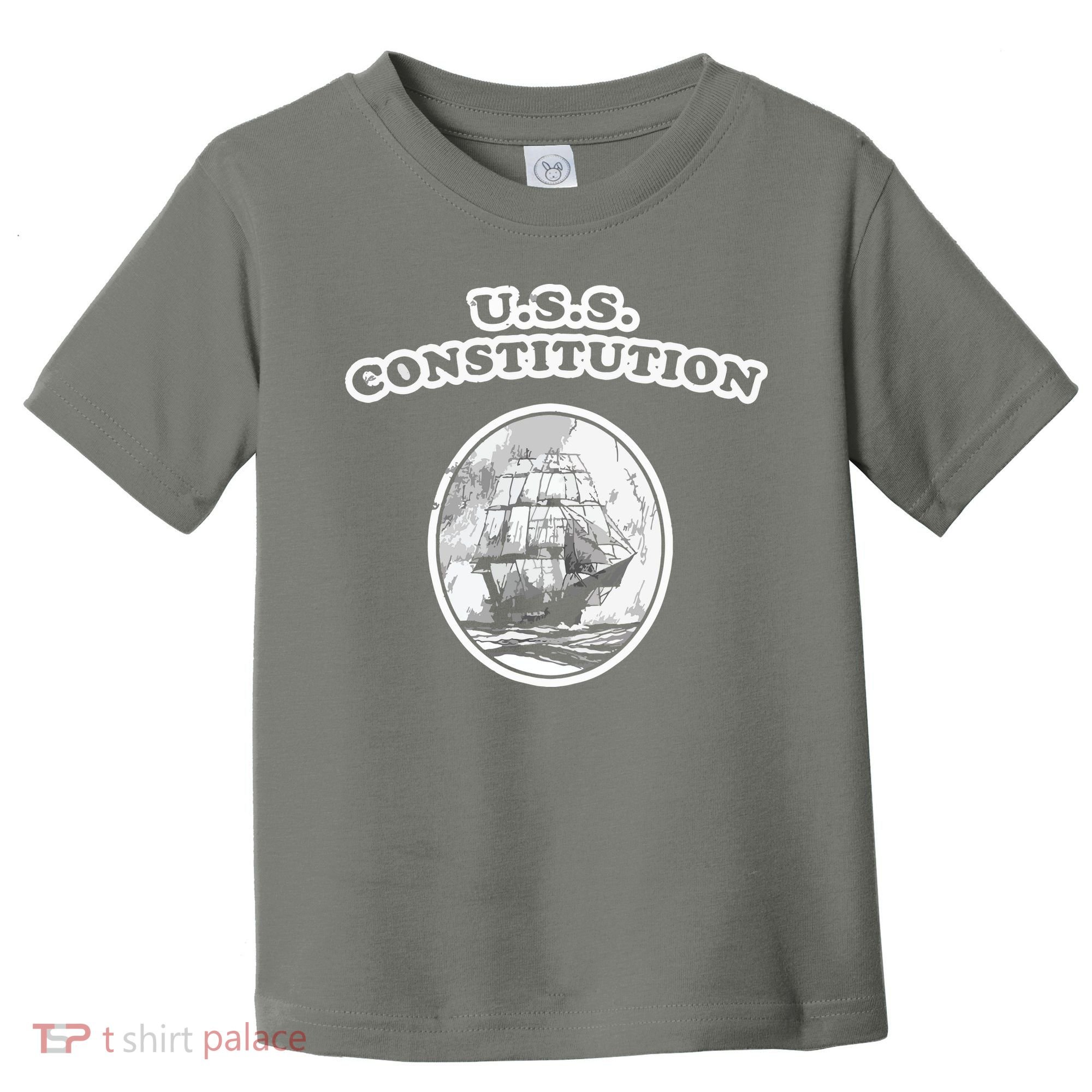 Retro USS Constitution By Turbo Volcano Toddler T-Shirt
