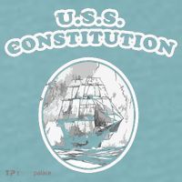 Retro USS Constitution By Turbo Volcano Sueded Cloud Jersey T-Shirt thumb 2