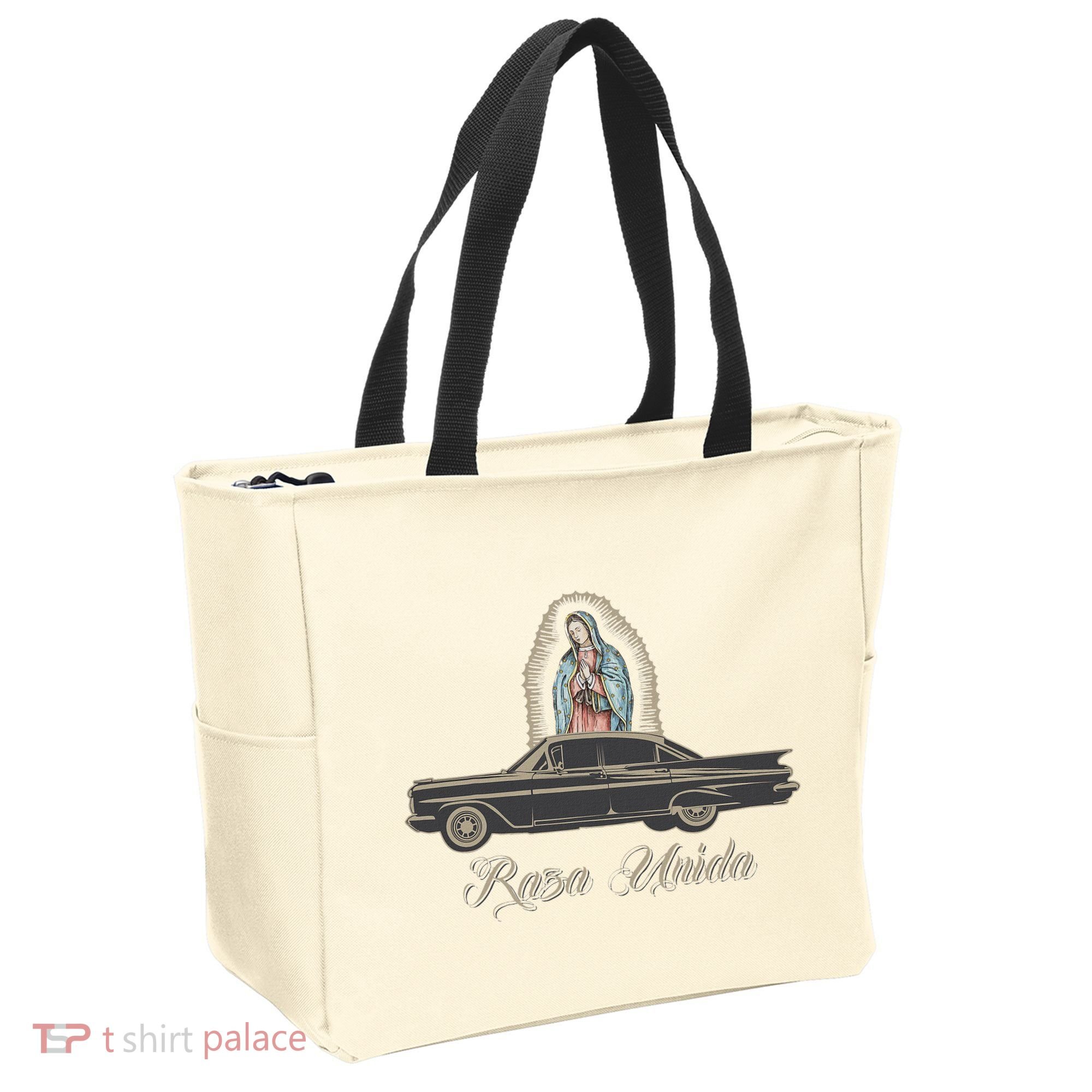 Raza Unida Chicano Low Rider Mexican Hombre Tote Bag