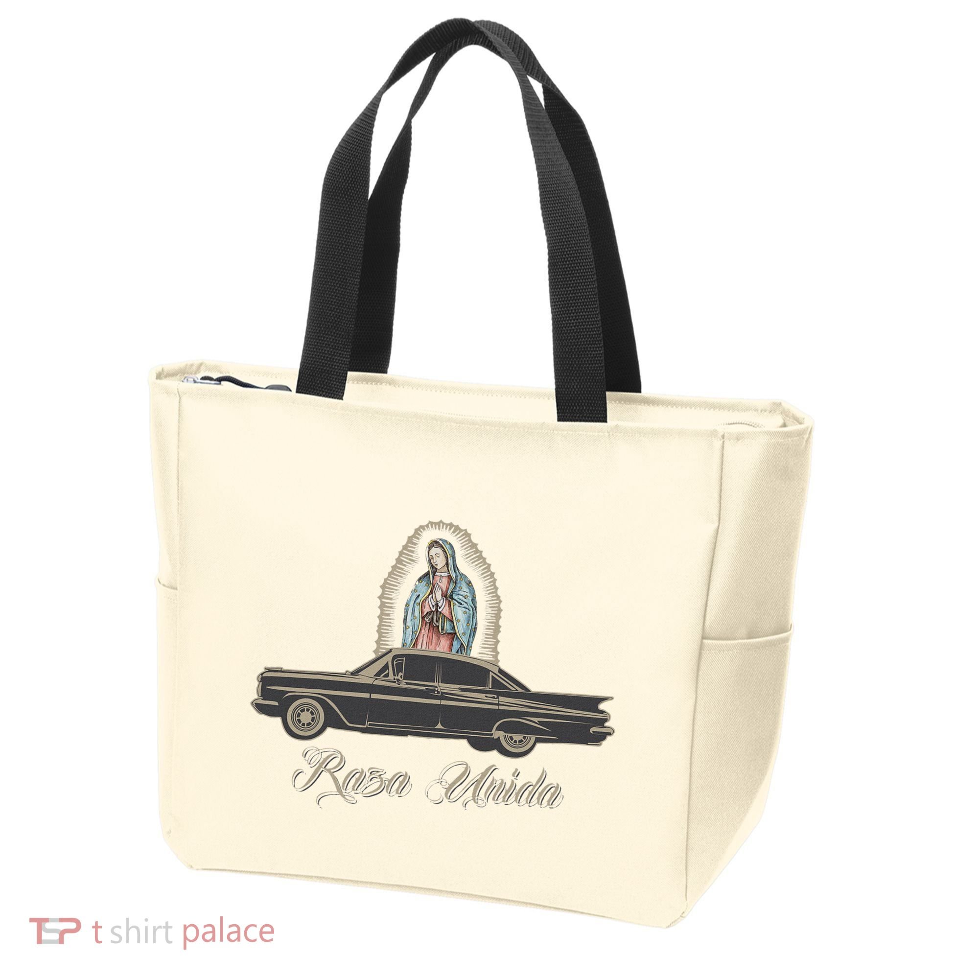 Raza Unida Chicano Low Rider Mexican Hombre Tote Bag