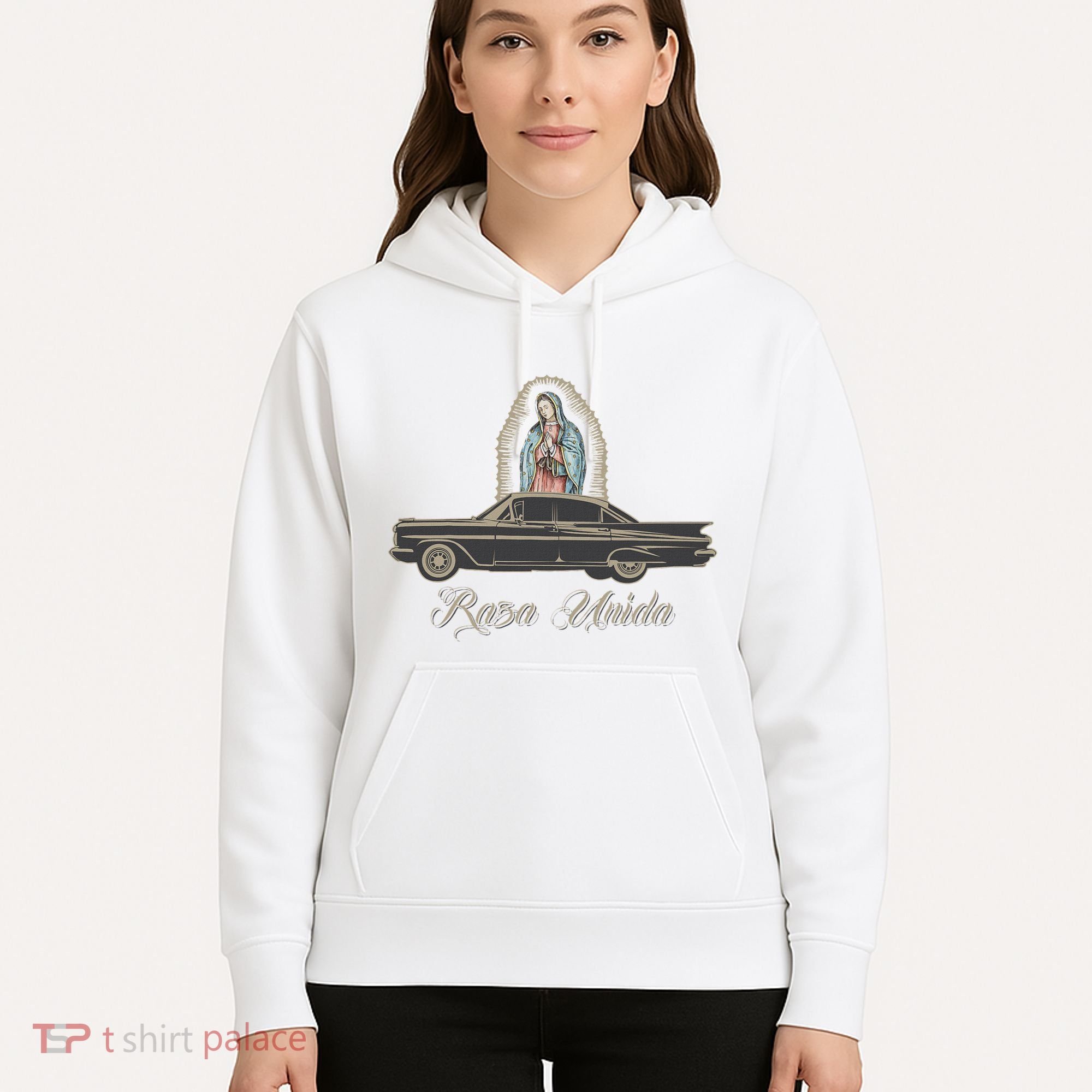 Raza Unida Chicano Low Rider Mexican Hombre Hoodie