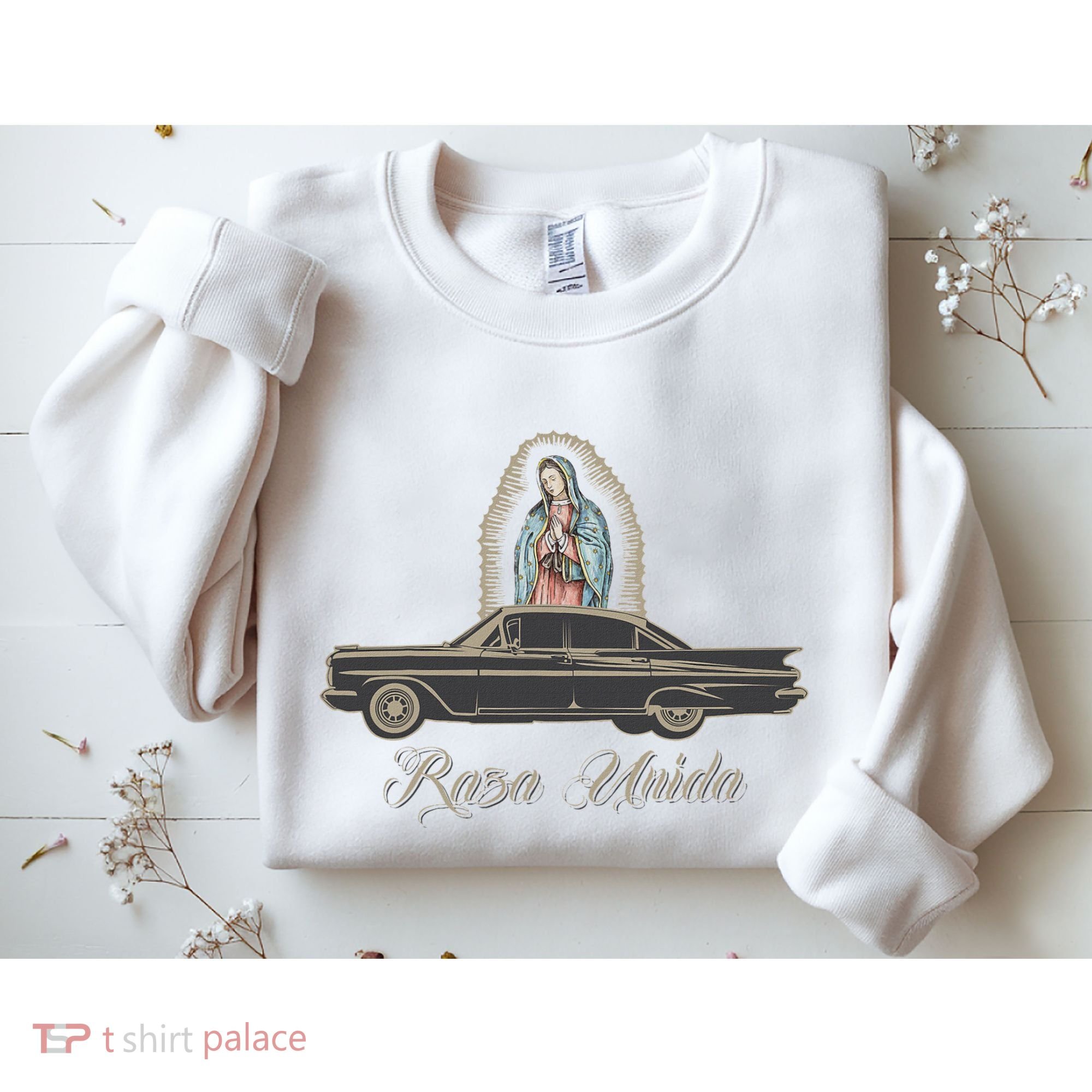 Raza Unida Chicano Low Rider Mexican Hombre Sweatshirt