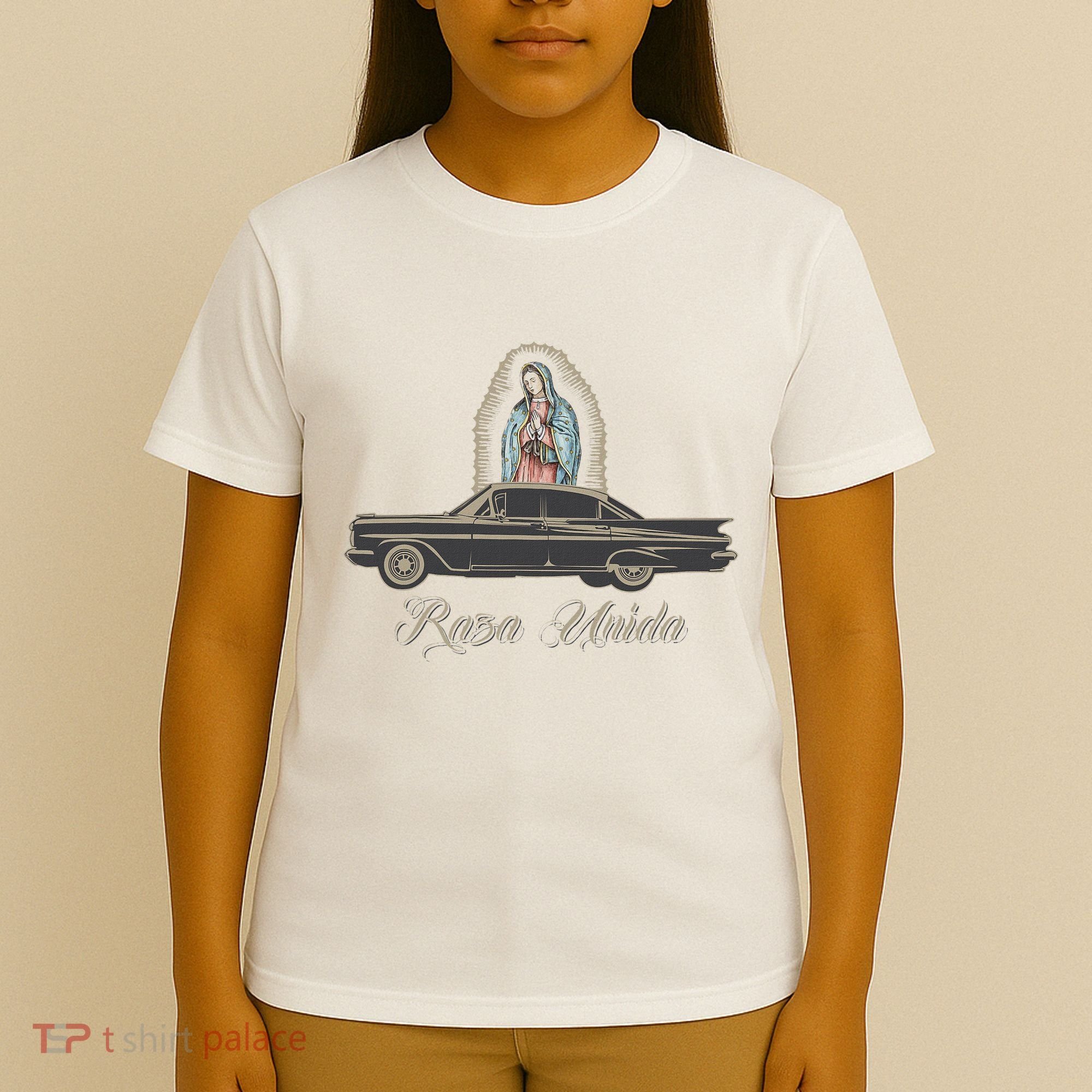 Raza Unida Chicano Low Rider Mexican Hombre T-Shirt