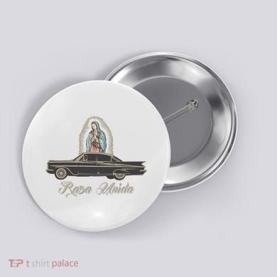 Raza Unida Chicano Low Rider Mexican Hombre Button