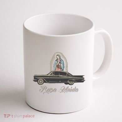 Raza Unida Chicano Low Rider Mexican Hombre Coffee Mug back