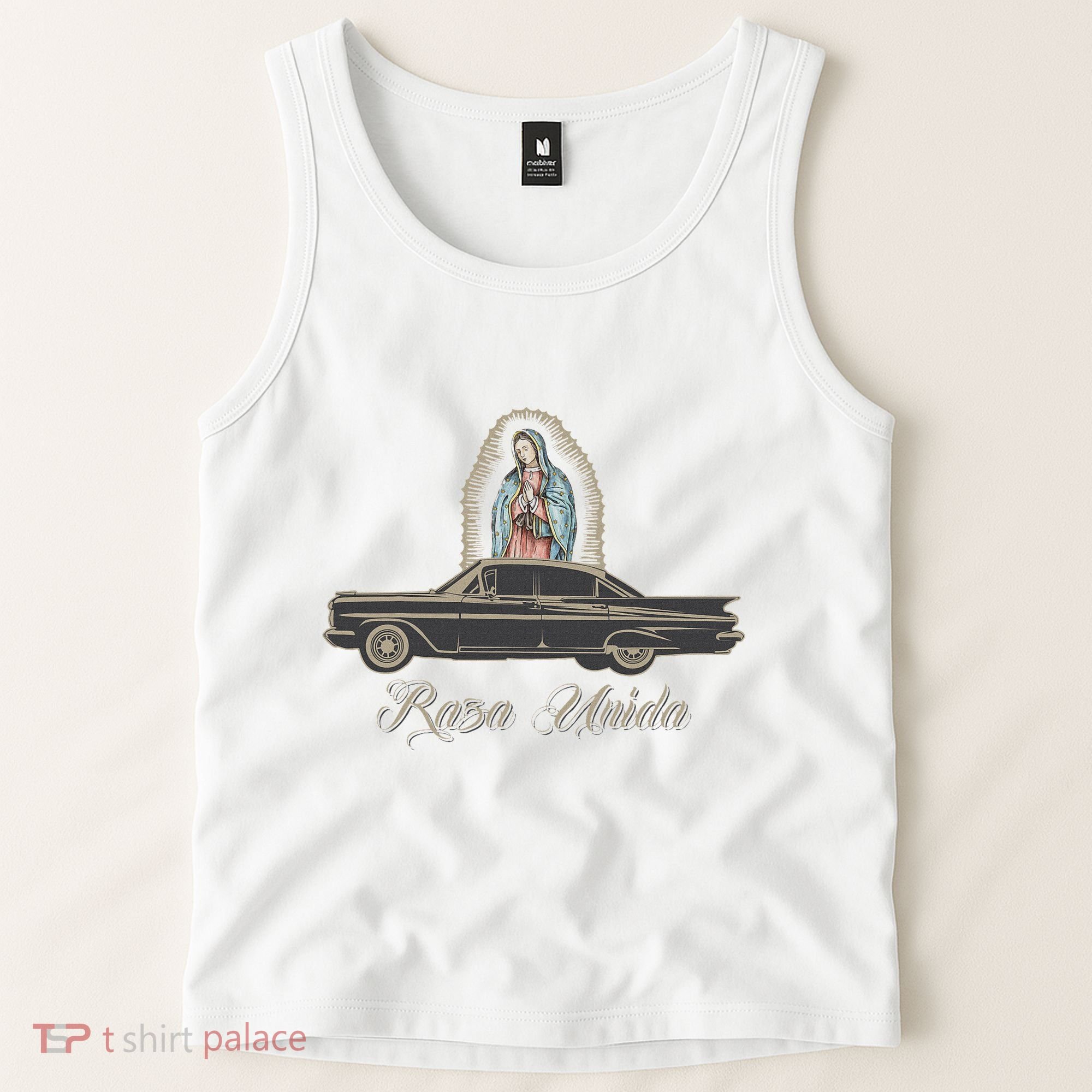 Raza Unida Chicano Low Rider Mexican Hombre Tank Top