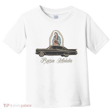 Raza Unida Chicano Low Rider Mexican Hombre Toddler T-Shirt