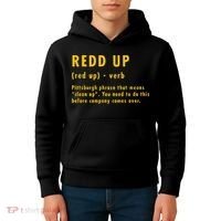 Redd Up Definition Pittsburgh Phrase That Means Kids Hoodie thumb 4
