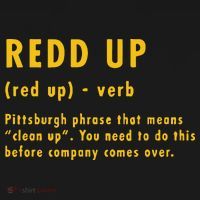 Redd Up Definition Pittsburgh Phrase That Means Kids Long Sleeve Shirt thumb 2