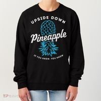 Retro Upside Down Pineapple Swinger Women's Sweatshirt thumb 0