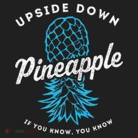 Retro Upside Down Pineapple Swinger Women's Sweatshirt thumb 2
