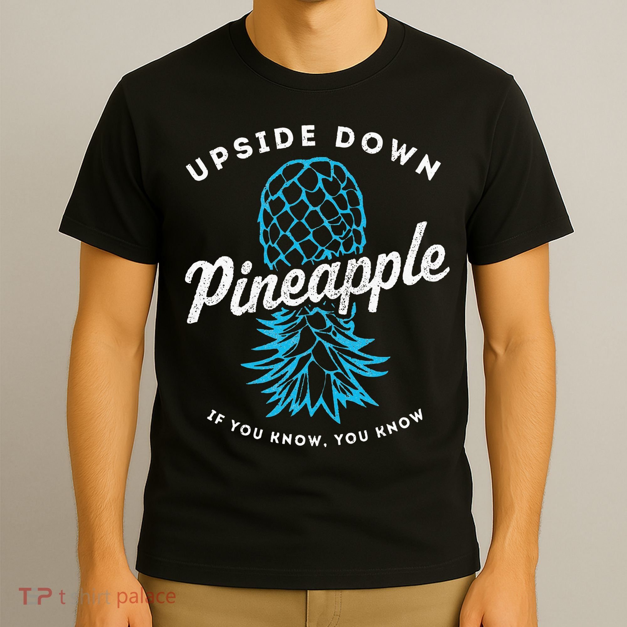 Retro Upside Down Pineapple Swinger T-Shirt