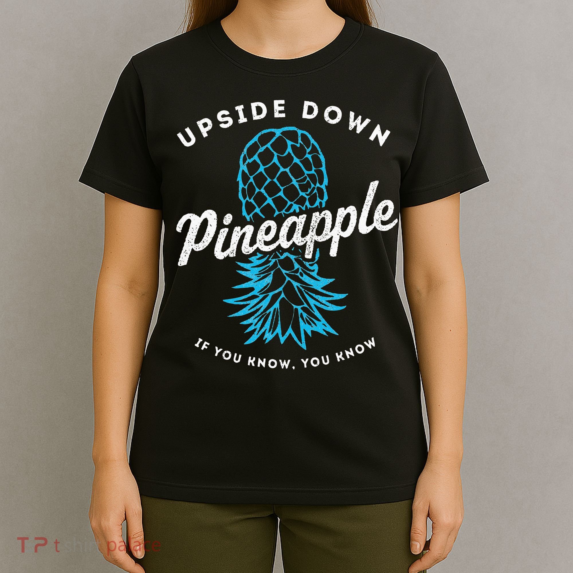 Retro Upside Down Pineapple Swinger T-Shirt