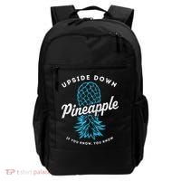 Retro Upside Down Pineapple Swinger Backpack thumb 0