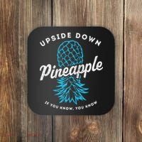Retro Upside Down Pineapple Swinger Coaster thumb 0