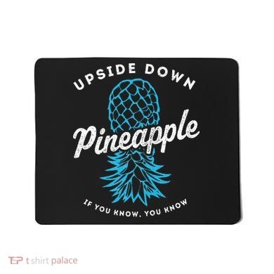 Retro Upside Down Pineapple Swinger Mousepad