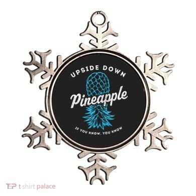 Retro Upside Down Pineapple Swinger Ornament