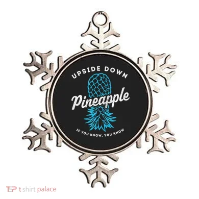 Retro Upside Down Pineapple Swinger Ornament