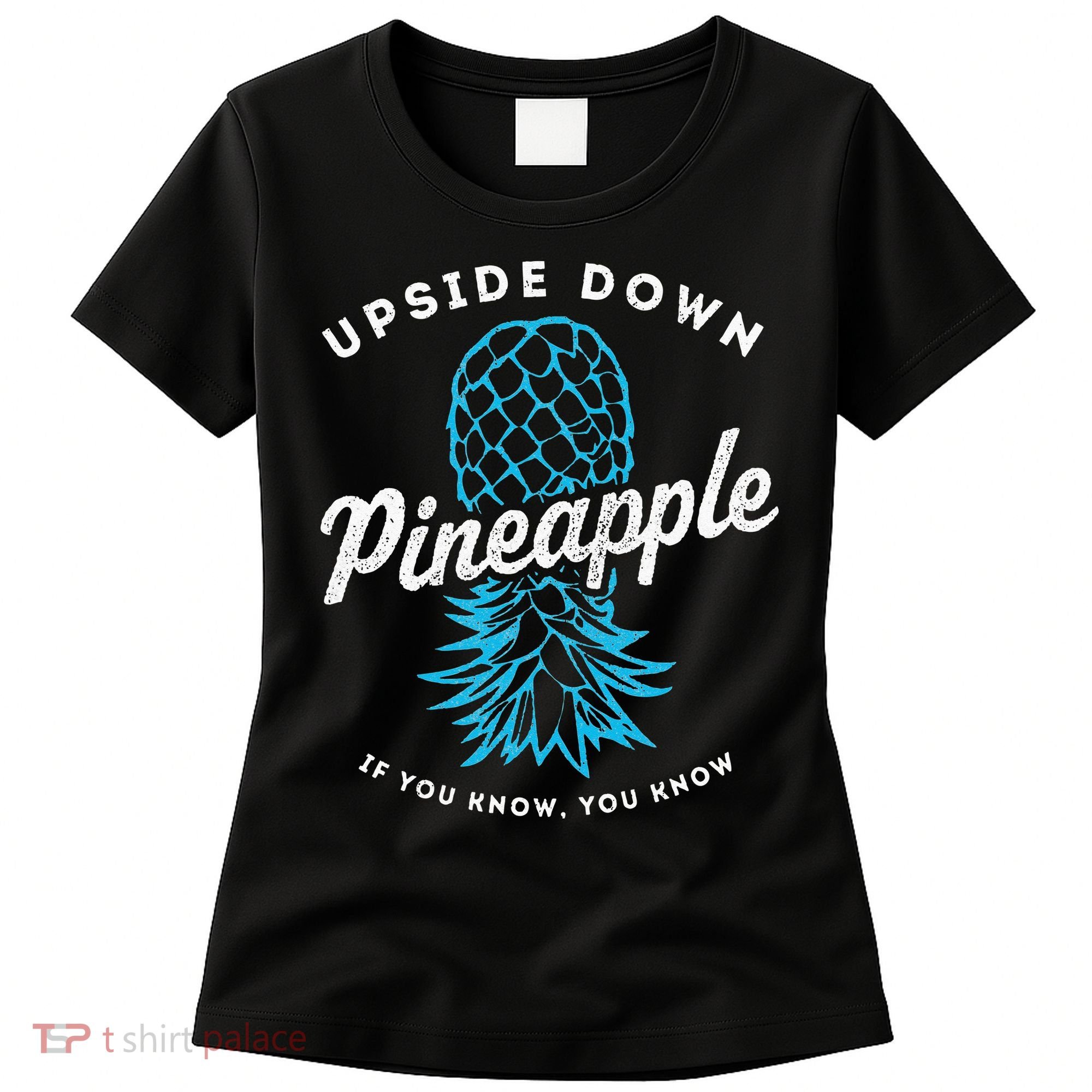 Retro Upside Down Pineapple Swinger Women's T-Shirt