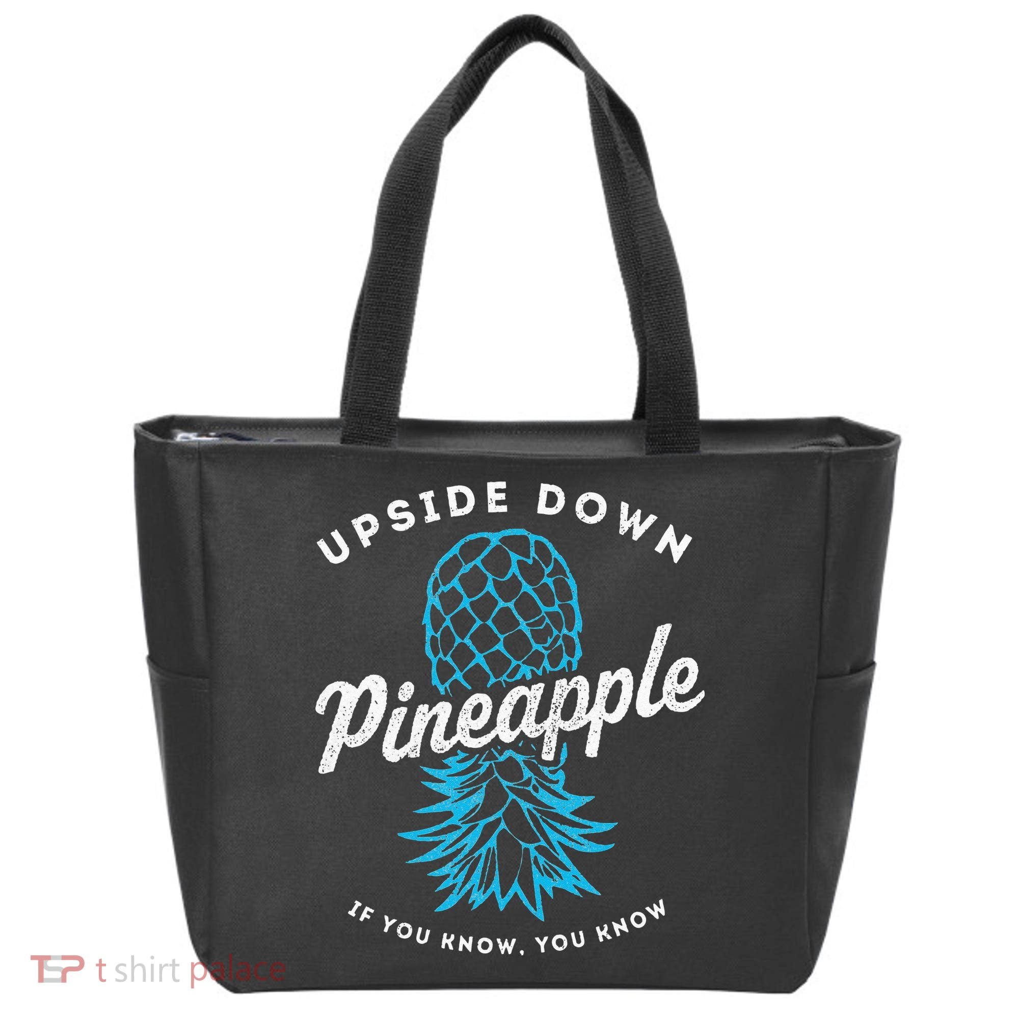 Retro Upside Down Pineapple Swinger Tote Bag
