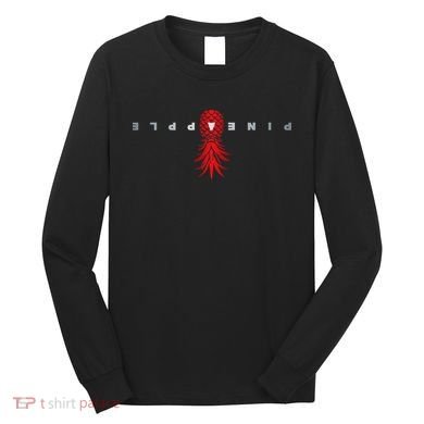 Retro Upside Down Pineapple Swinger Long Sleeve Shirt