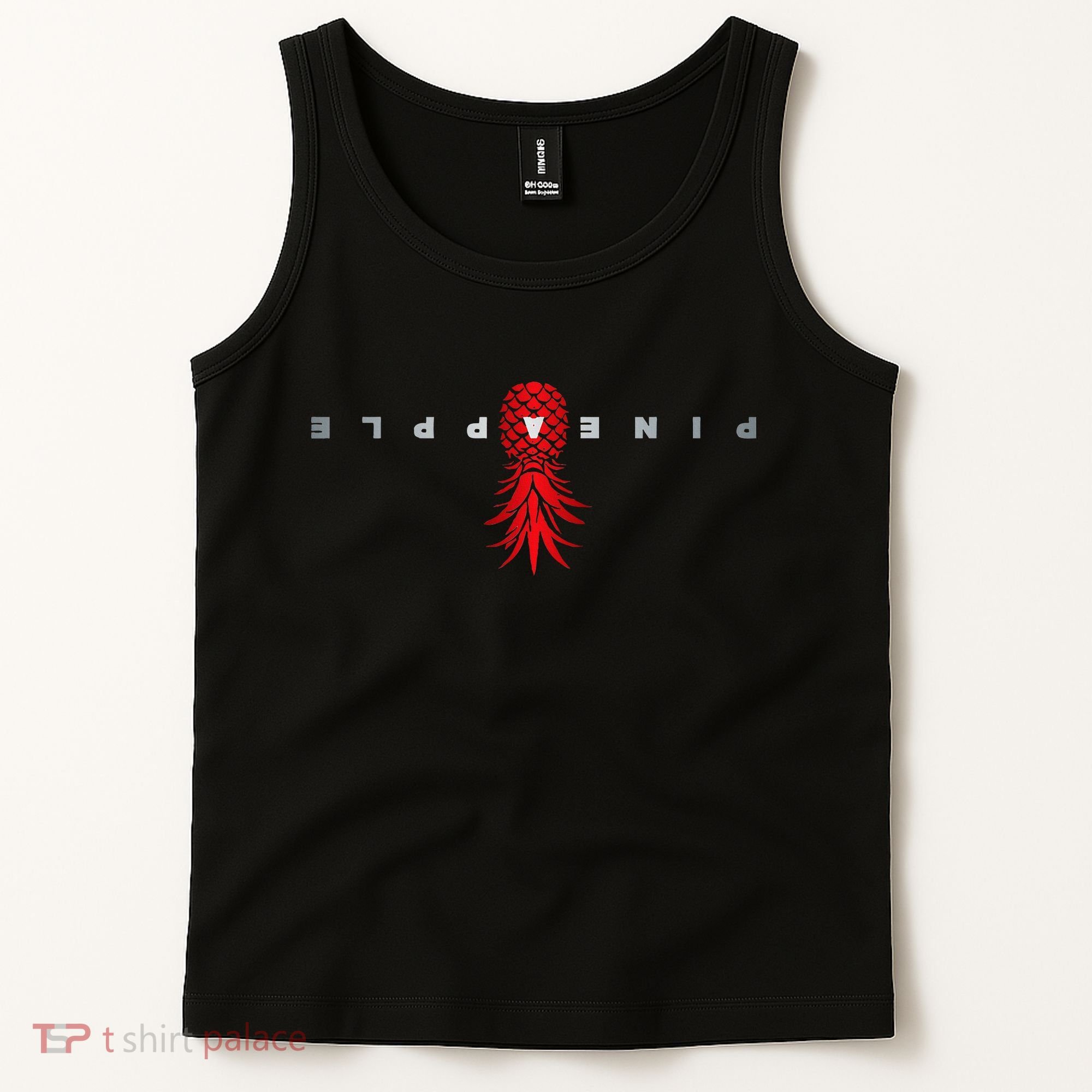 Retro Upside Down Pineapple Swinger Tank Top