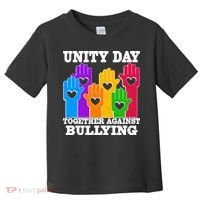 Retro Unity Day Together Against Bullying Raised Hands Toddler T-Shirt thumb 0