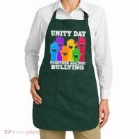 Retro Unity Day Together Against Bullying Raised Hands Apron thumb 2