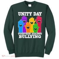 Retro Unity Day Together Against Bullying Raised Hands Sweatshirt thumb 0