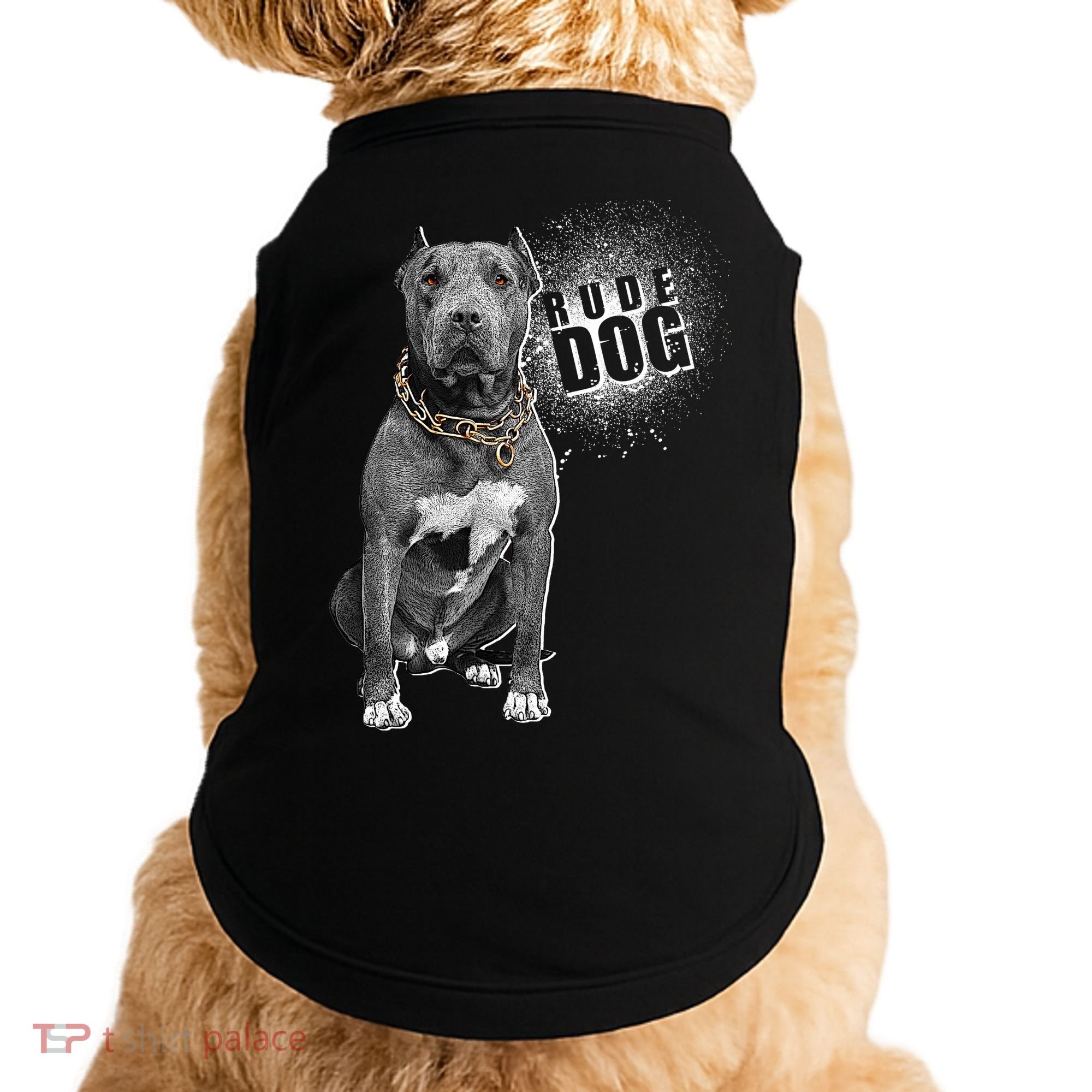 Rude Dog Pitbull Lover Doggie Tank