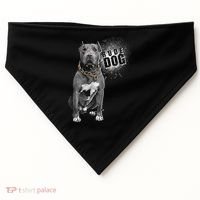 Rude Dog Pitbull Lover USA-Made Doggie Bandana thumb 0