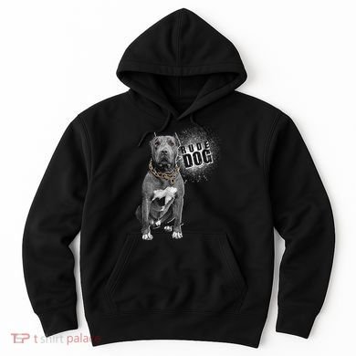 Rude Dog Pitbull Lover Hoodie