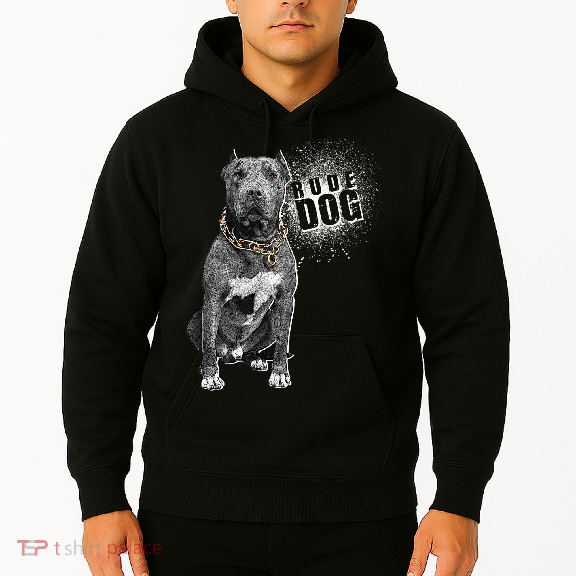 Rude Dog Pitbull Lover Hoodie
