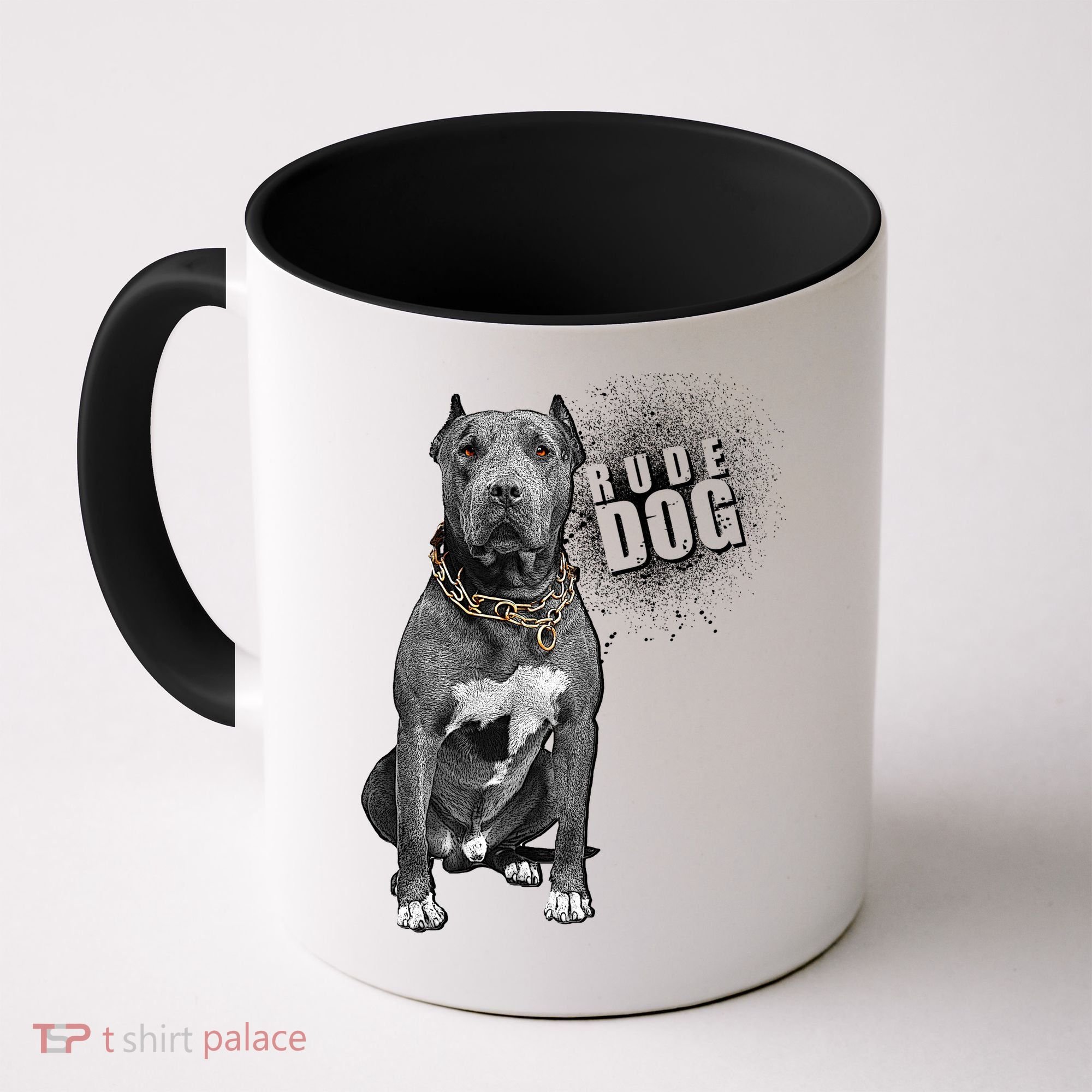 Rude Dog Pitbull Lover Coffee Mug