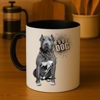 Rude Dog Pitbull Lover Coffee Mug thumb 4
