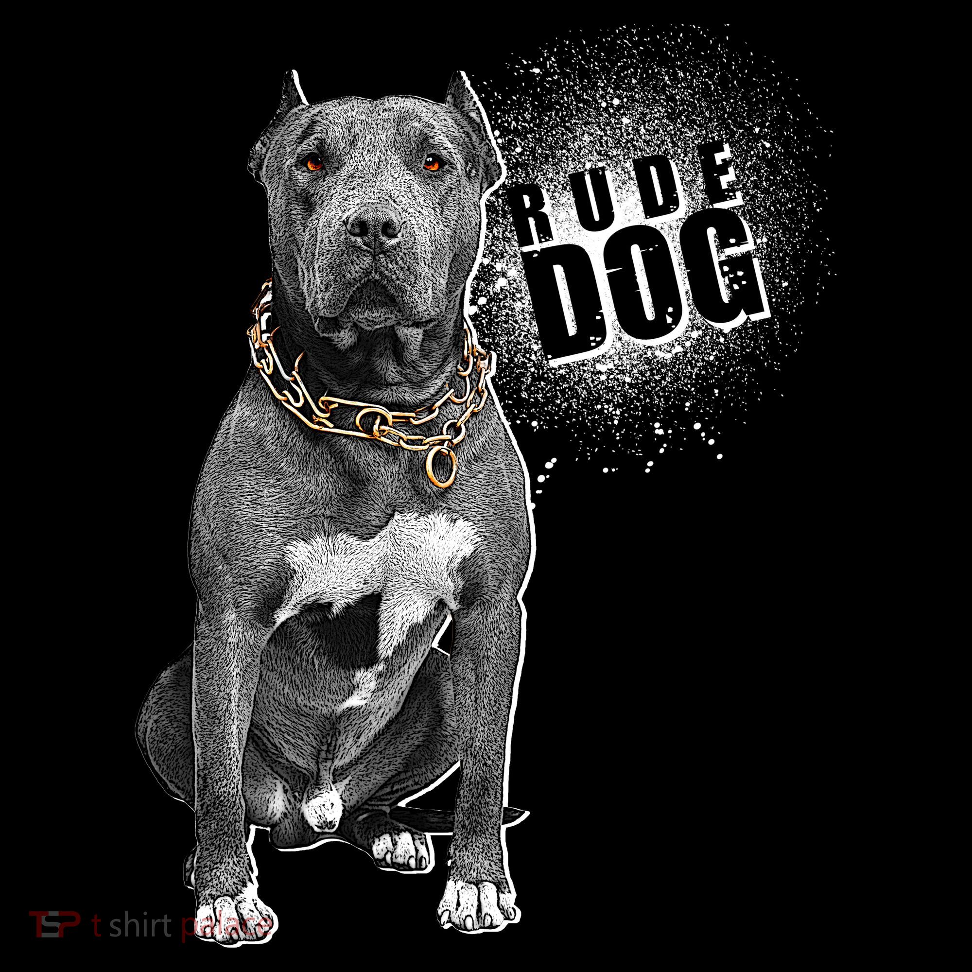 Rude Dog Pitbull Lover Pajama Set