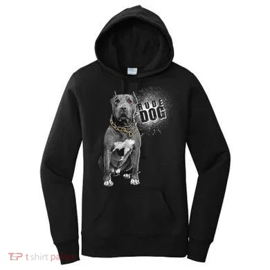Rude Dog Pitbull Lover Women's Hoodie