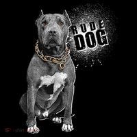 Rude Dog Pitbull Lover Ornament thumb 1